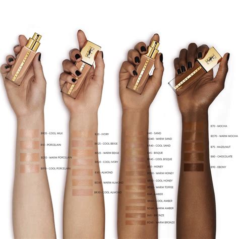 touche eclat le.teint ysl br 50|ysl touche eclat shade chart.